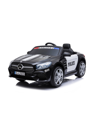 Акумулаторна кола Licensed Mercedes Benz SL500 Police Black