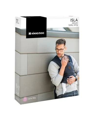 Слинг за носене на бебе Isla Dark Grey