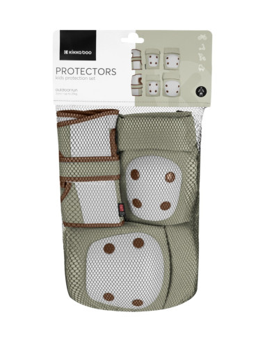 Комплект протектори за колене и лакти Army Green