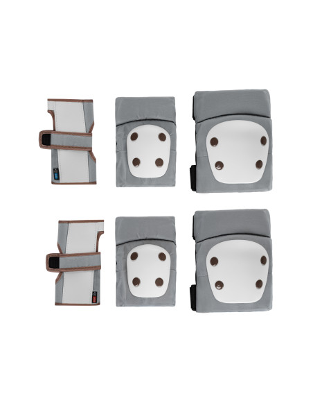 Комплект протектори за колене и лакти Grey