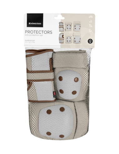 Комплект протектори за колене и лакти Beige