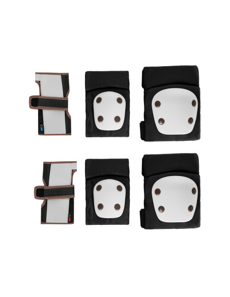 Комплект протектори за колене и лакти Black