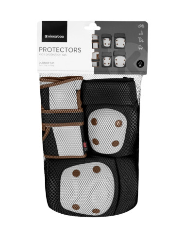 Комплект протектори за колене и лакти Black