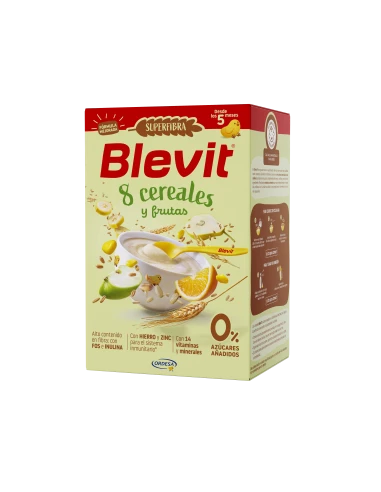 Blevit SUPERFIBER 8 зърнени храни и плодове 500г