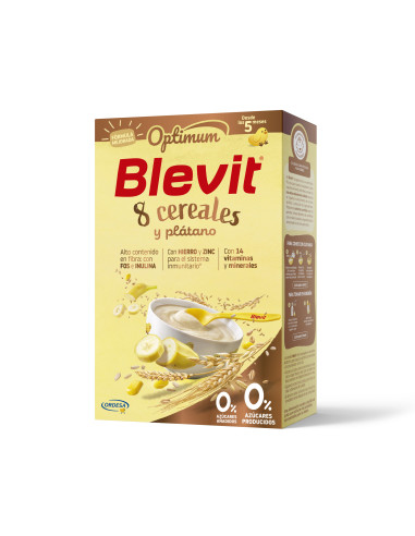 Blevit OPTIMUM 8 зърнени храни и банан 250г