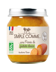 Био Зеленчуково пюре - Сладък Картоф (4+ месеца) - 125г -...