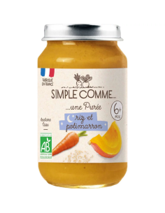 Био Зеленчуково пюре "Лека нощ" - Морков, Ориз и Тиква...