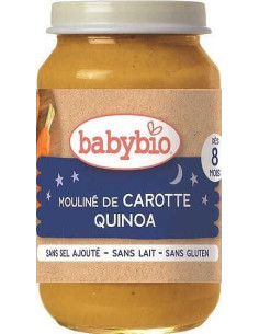 Био Зеленчуково пюре - Морков и Киноа (8+ месеца) - 200г...