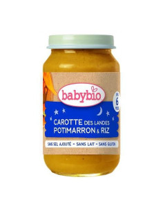 Био Зеленчуково пюре - Морков, Тиква и Ориз (6+ месеца) -...