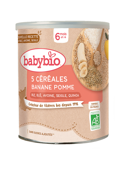 Био Каша за бебета - Киноа и Плодове (6+ месеца) - 220г - Babybio