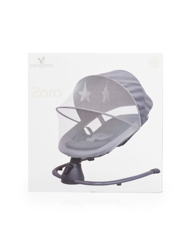 Електрическа люлка Zara светлосив