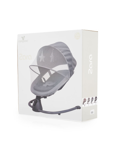 Електрическа люлка Zara светлосив