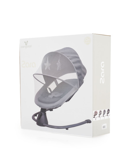 Електрическа люлка Zara светлосив