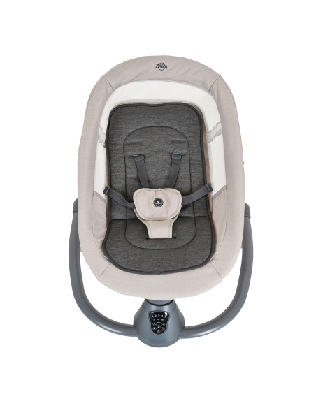 Електрическа люлка Zara светлосив