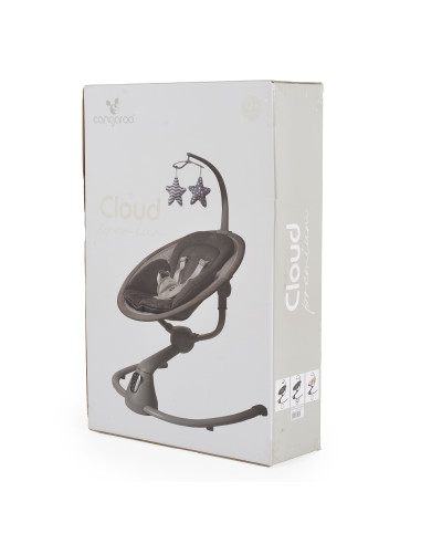 Електрическа люлка Cloud Premium светлосив