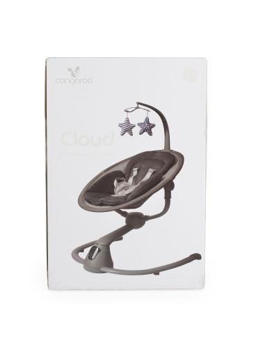 Електрическа люлка Cloud Premium светлосив