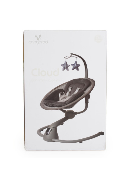 Електрическа люлка Cloud Premium светлосив