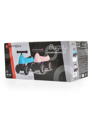 Мини баланс велосипед Bugsy розов