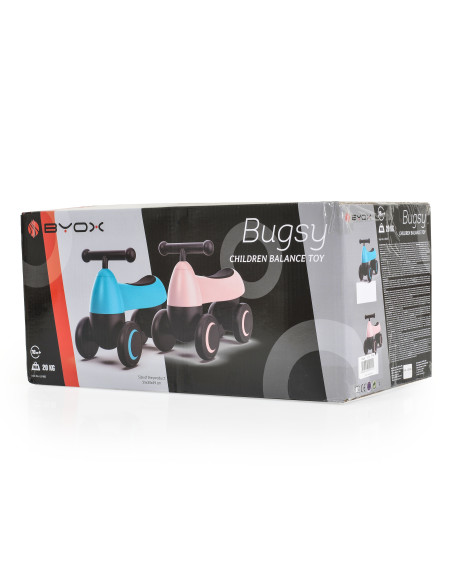 Мини баланс велосипед Bugsy розов
