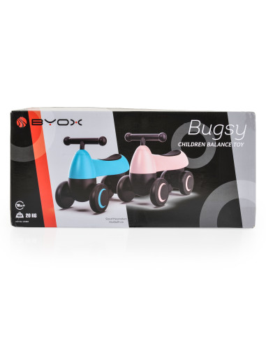 Мини баланс велосипед Bugsy син