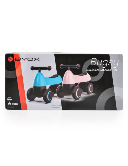 Мини баланс велосипед Bugsy син