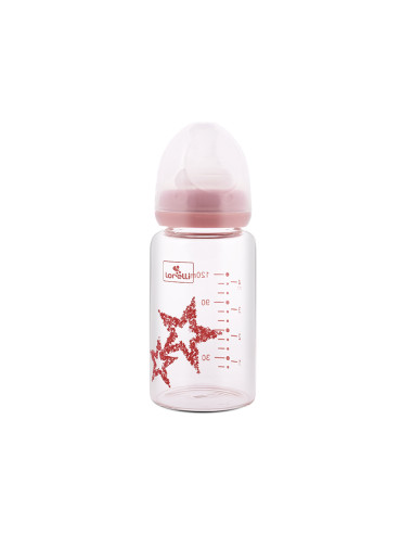 СТЪКЛЕНО ШИШЕ ANTI COLIC 120 МЛ BLUSH PINK