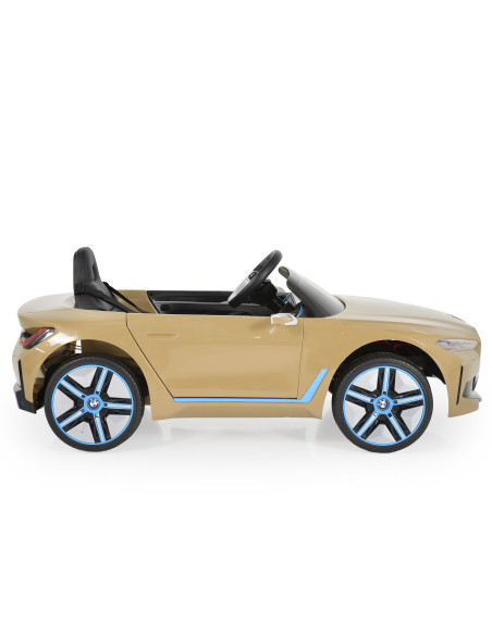 Акумулаторна кола BMW i4 шампанско