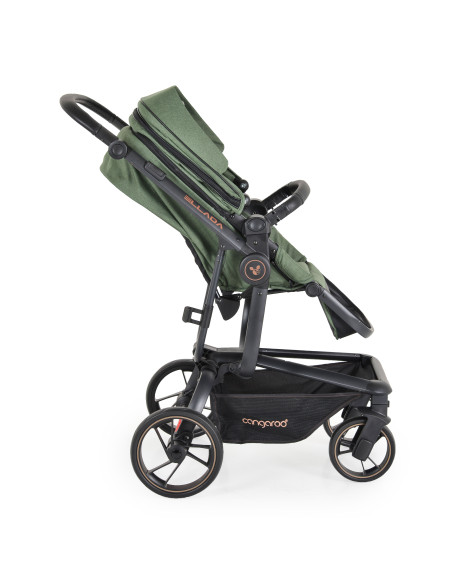 Комбинирана детска количка Ellada 2в1 зелен