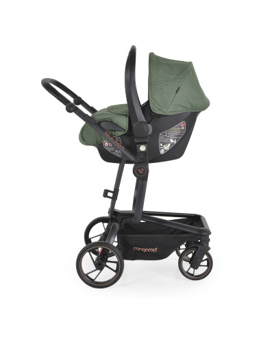 Комбинирана детска количка Ellada 2в1 зелен