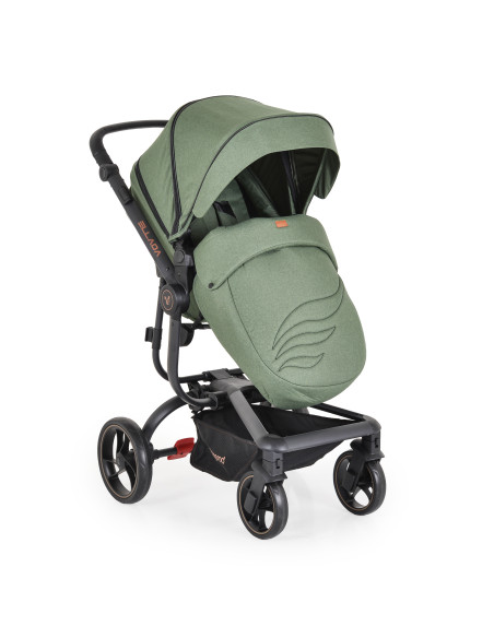 Комбинирана детска количка Ellada 2в1 зелен