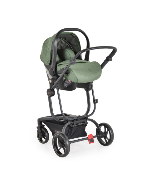 Комбинирана детска количка Ellada 2в1 зелен