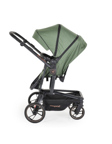 Комбинирана детска количка Ellada 2в1 зелен