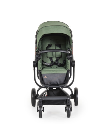 Комбинирана детска количка Ellada 2в1 зелен