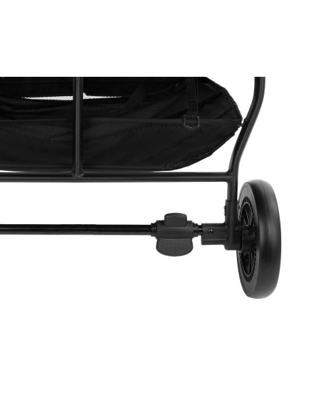 Количка за близнаци Happy 2 Dark Grey 2023