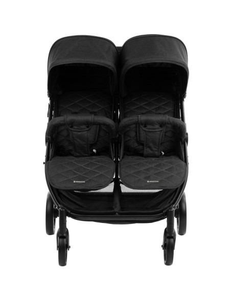 Количка за близнаци Happy 2 Black 2023