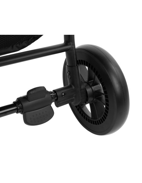 Количка за близнаци Happy 2 Black 2023