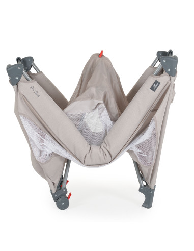 Детска кошара One touch светлосив