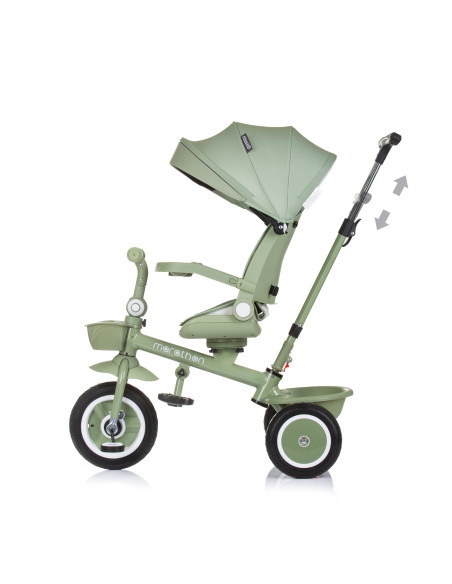 Триколка със сенник Маратон пастелно зел