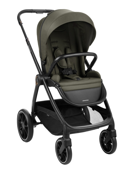 Комбинирана количка 3в1 с кош за новородено Modena Army Green