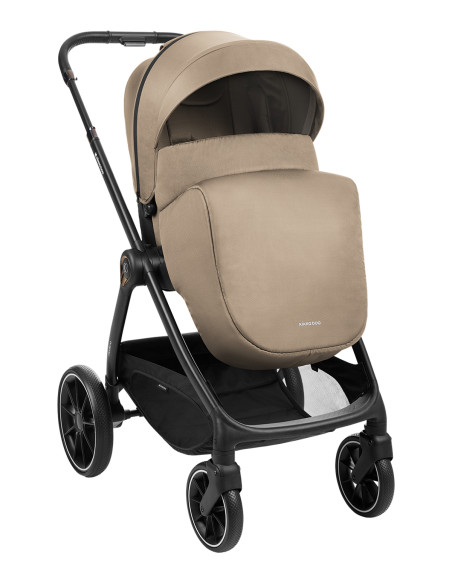 Комбинирана количка 3в1 с кош за новородено Modena Beige