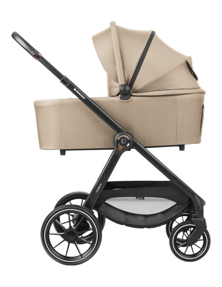 Комбинирана количка 3в1 с кош за новородено Modena Beige