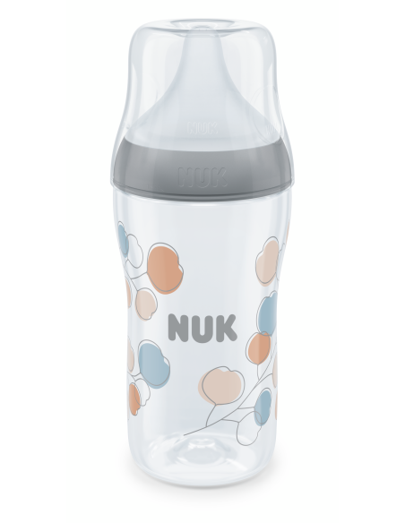 NUK Perfect Match Шише РР 260мл. със силиконов биберон за хранене M, 3+ мес. Клонче