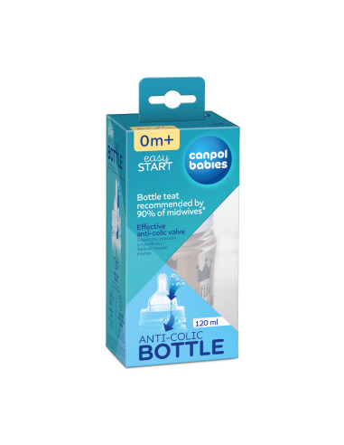 Шише антиколик с широко гърло Easy Start ROYAL...