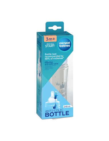 Шише антиколик с широко гърло Easy Start ROYAL...
