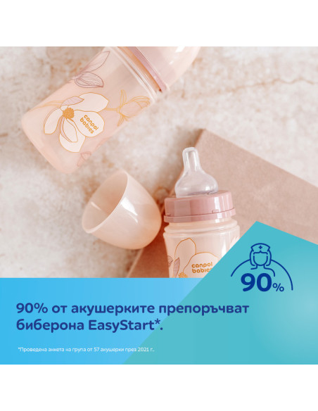 Шише антиколик с широко гърло Easy Start GOLD 120 мл