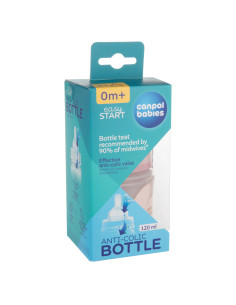 Шише антиколик с широко гърло Easy Start GOLD 120 мл 2