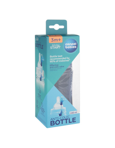 Шише антиколик с широко гърло Easy Start GOLD...