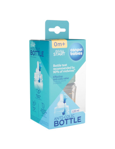 Шише антиколик с широко гърло Easy Start...
