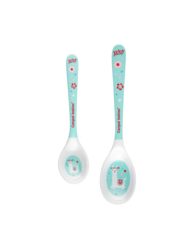Mеламинови лъжички,  EXOTIC ANIMALS, 9м+ 2 бр.