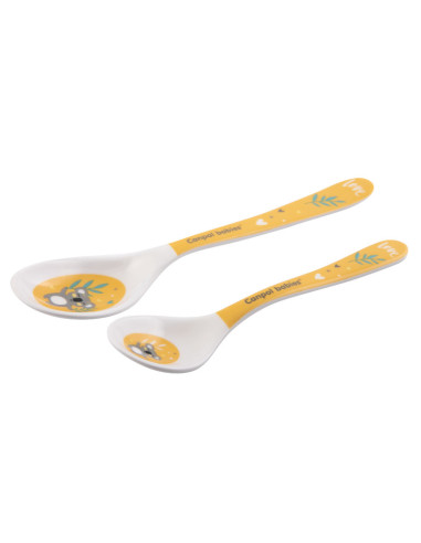 Mеламинови лъжички,  EXOTIC ANIMALS, 9м+ 2 бр.